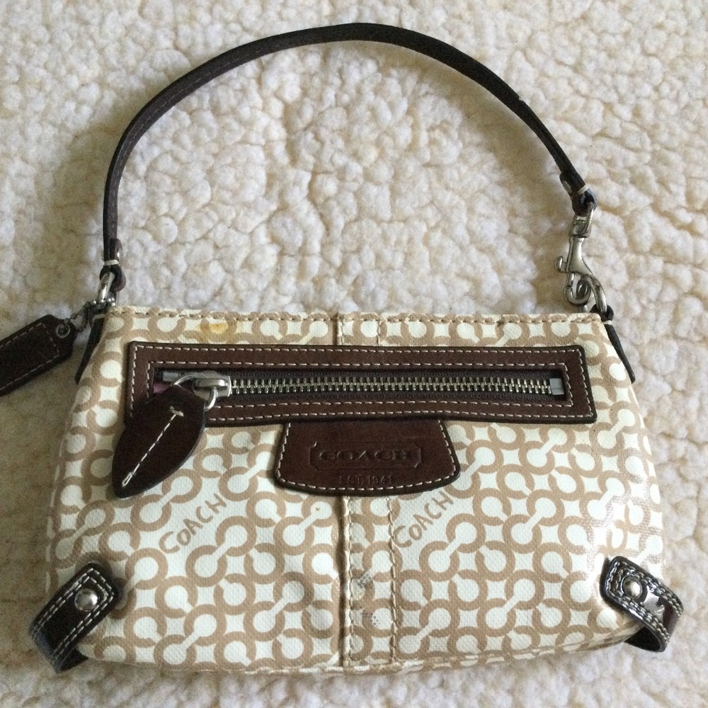 Coach Authentic & Lovely purse pouchette convertible strap RARE